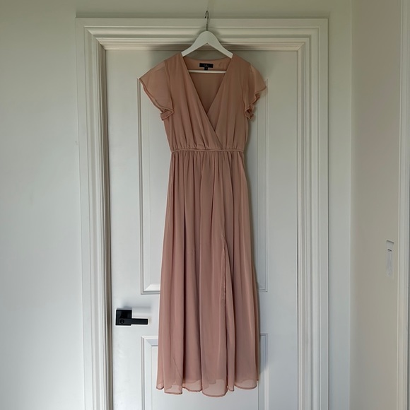 Lulus Bridesmaid maxi Dress size xs - Picture 1 of 4